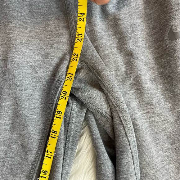 Nike Dri Fit Womens Sweatpants Gray Heathered Mid Rise Pockets Pull Ons S - Picture 5 of 7